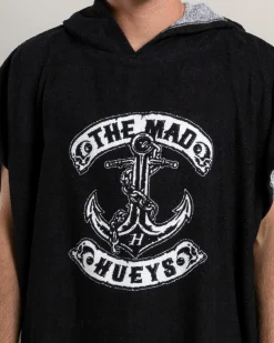 Beach Accessories & Towels*The Mad Hueys Skull Anchor Hooded Beach Towel Black