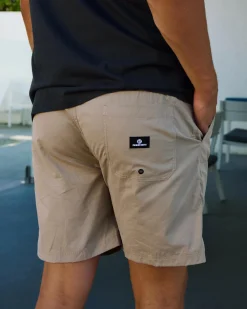 Board Shorts|Shorts & Bottoms*The Mad Hueys Skull Anchor Volley Shorts Taupe