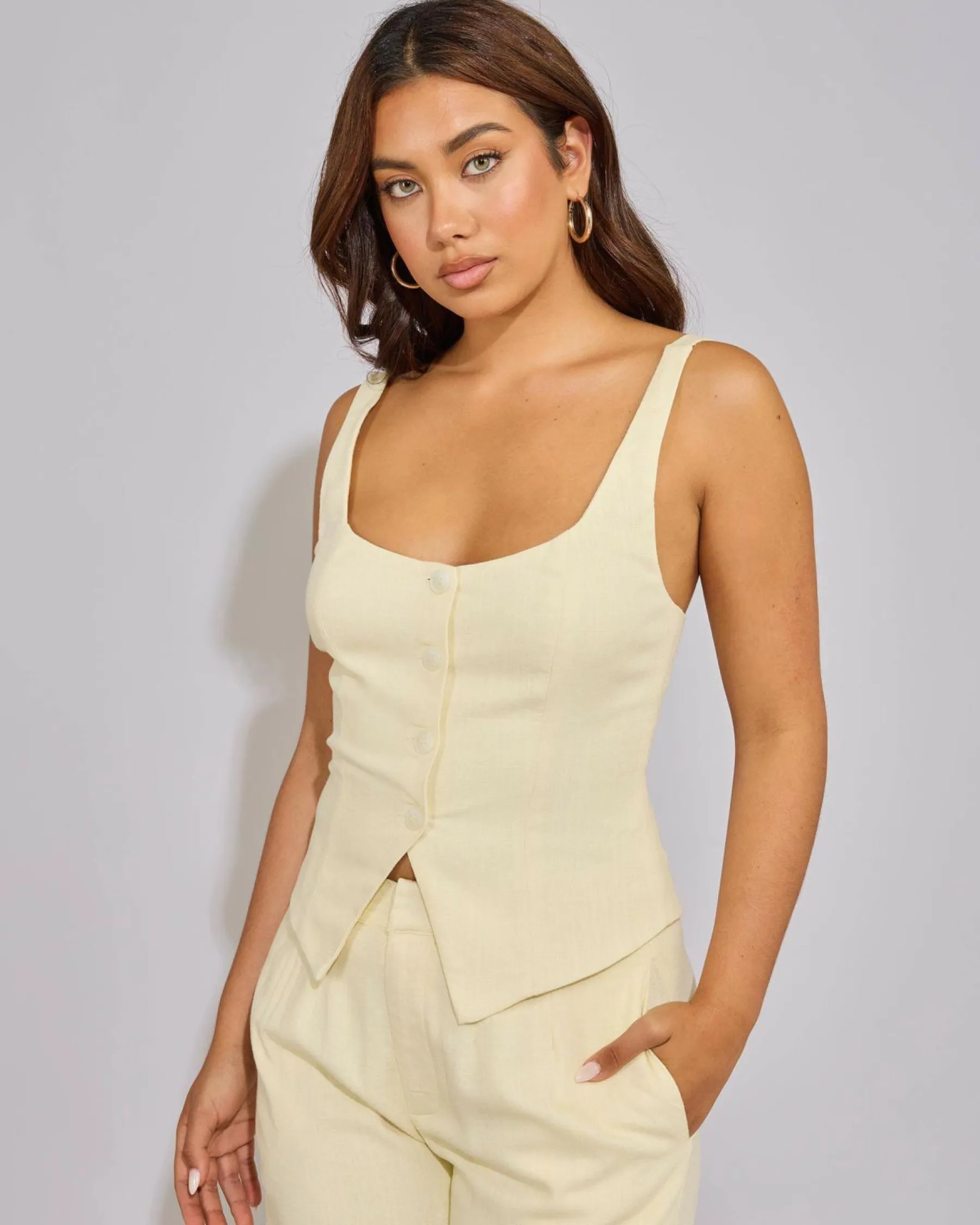 Outlet Skye Vanessa Vest Women Sets|Linen Blend