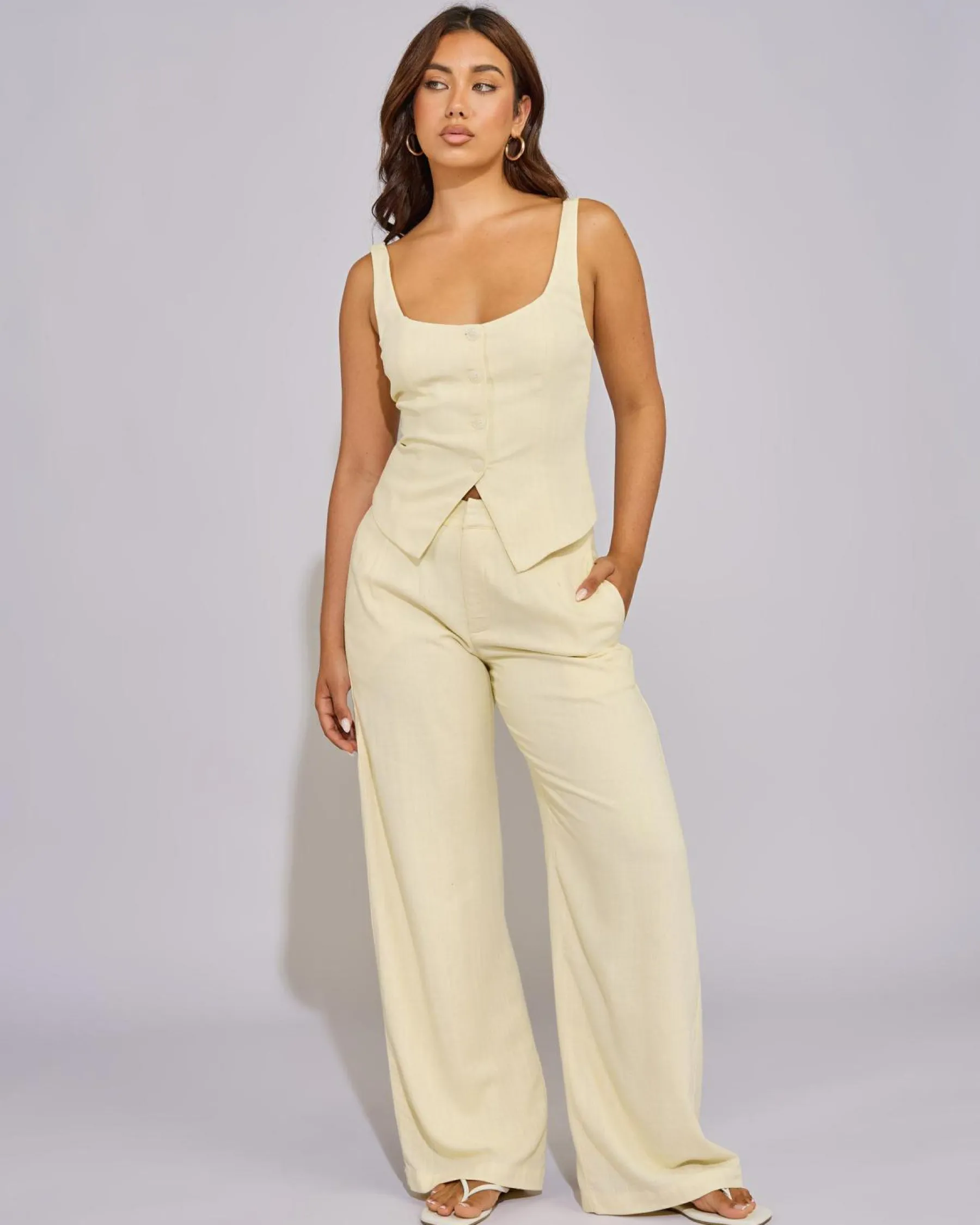 Outlet Skye Vanessa Vest Women Sets|Linen Blend