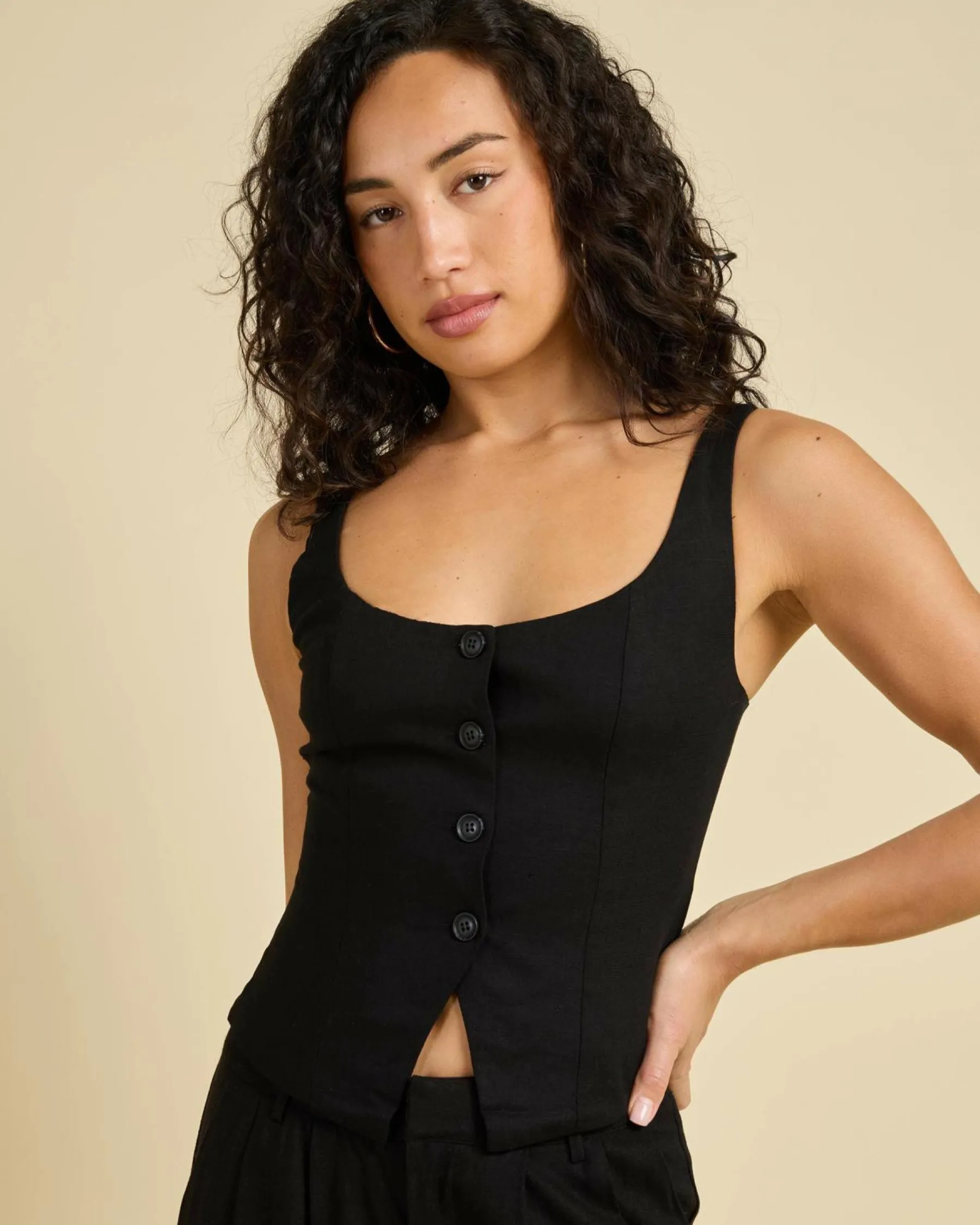 Outlet Skye Vanessa Vest Women Sets|Linen Blend