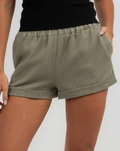 Bottoms*Mooloola Skyler Shorts Olive