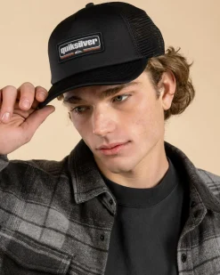 Headwear*Quiksilver Slab Drifter Trucker Cap True Black