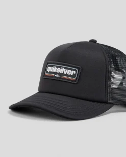 Headwear*Quiksilver Slab Drifter Trucker Cap True Black