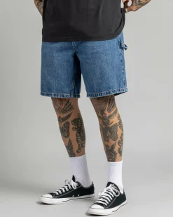 Denim|Shorts & Bottoms*Thrills Slacker Denim Shorts Stoned Blues