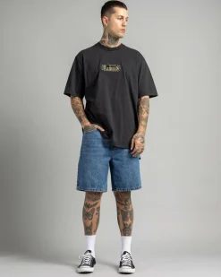 Denim|Shorts & Bottoms*Thrills Slacker Denim Shorts Stoned Blues