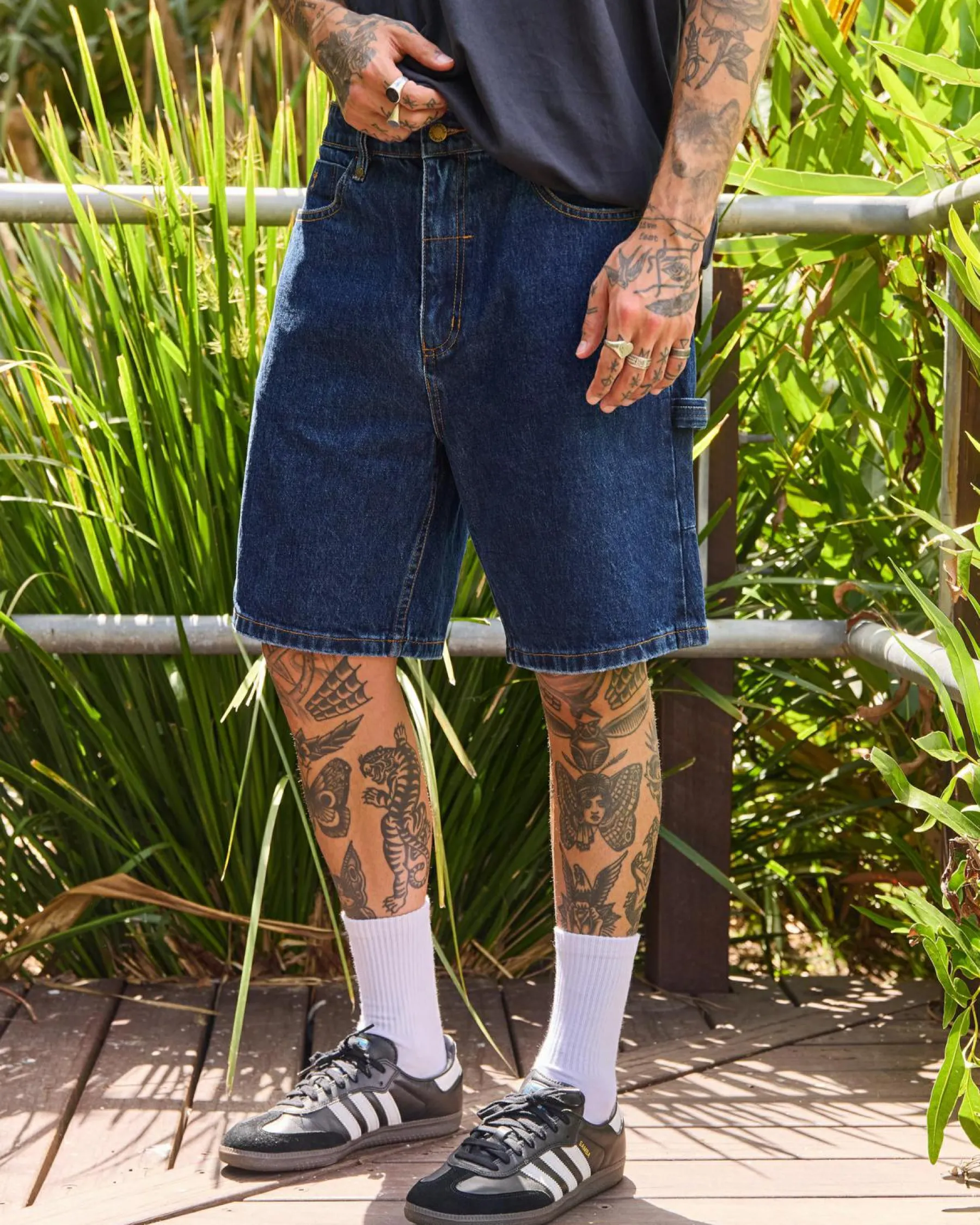 Denim|Shorts & Bottoms*Thrills Slacker Denim Shorts Rinsed Ink