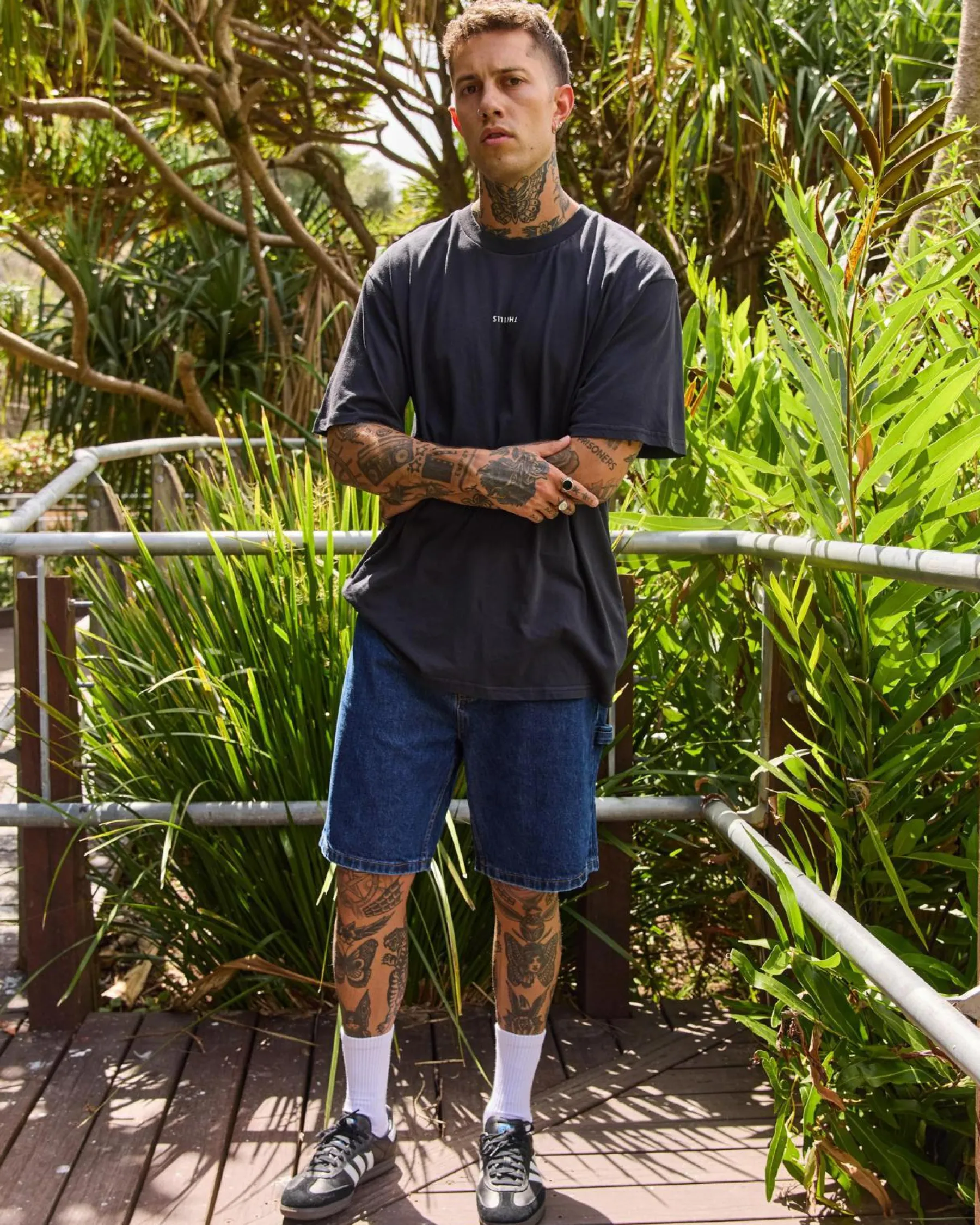 Denim|Shorts & Bottoms*Thrills Slacker Denim Shorts Rinsed Ink