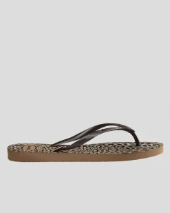 Outlet Slim Animal Thongs Women Flip Flops