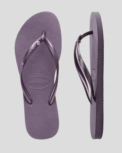 Clearance Slim Crystal II Thongs Women Flip Flops