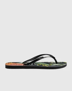 Hot Slim Fauna Bush Flower Thongs Women Flip Flops