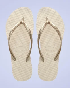 Flip Flops & Sandals|Flip Flops*Havaianas Slim Flatform Thongs Beige