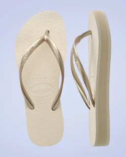 Flip Flops & Sandals|Flip Flops*Havaianas Slim Flatform Thongs Beige