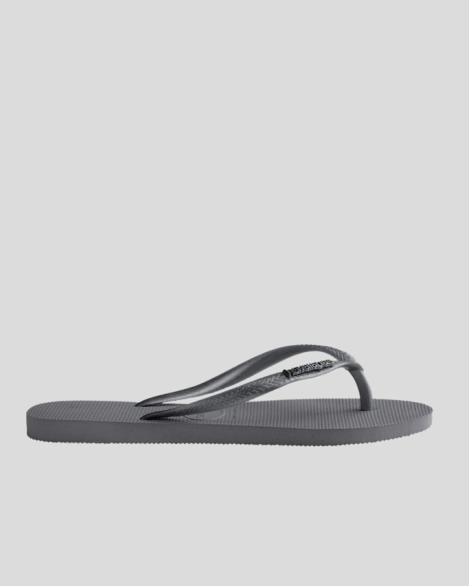 Flip Flops*Havaianas Slim Metal Logo Thongs Grey/silver