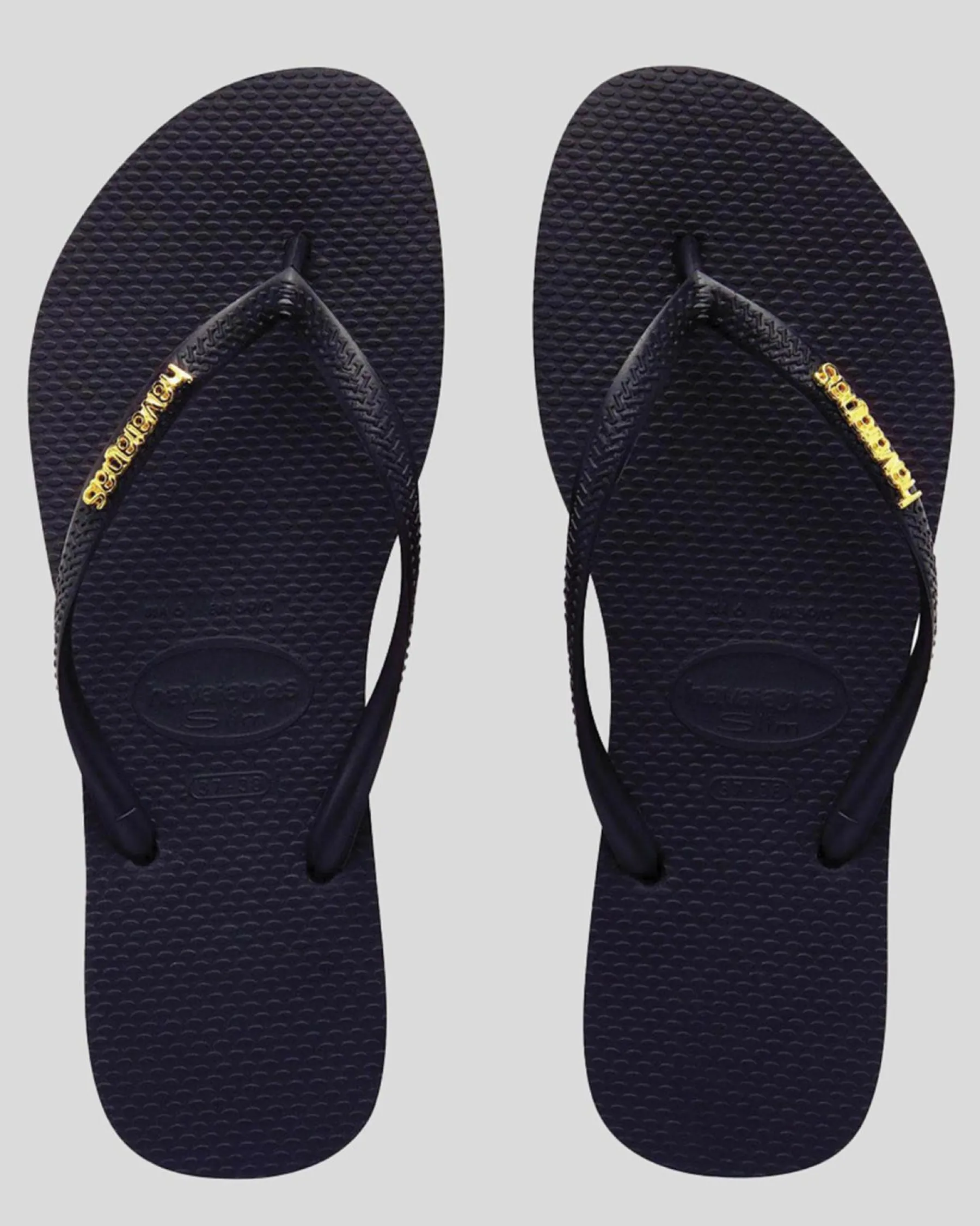 Clearance Slim Metal Thongs Women Flip Flops