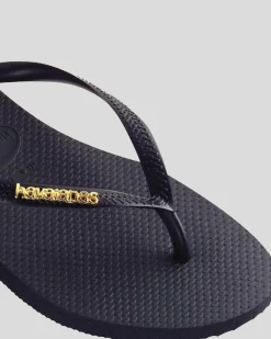 Clearance Slim Metal Thongs Women Flip Flops