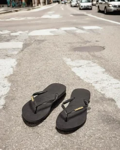 Clearance Slim Metal Thongs Women Flip Flops