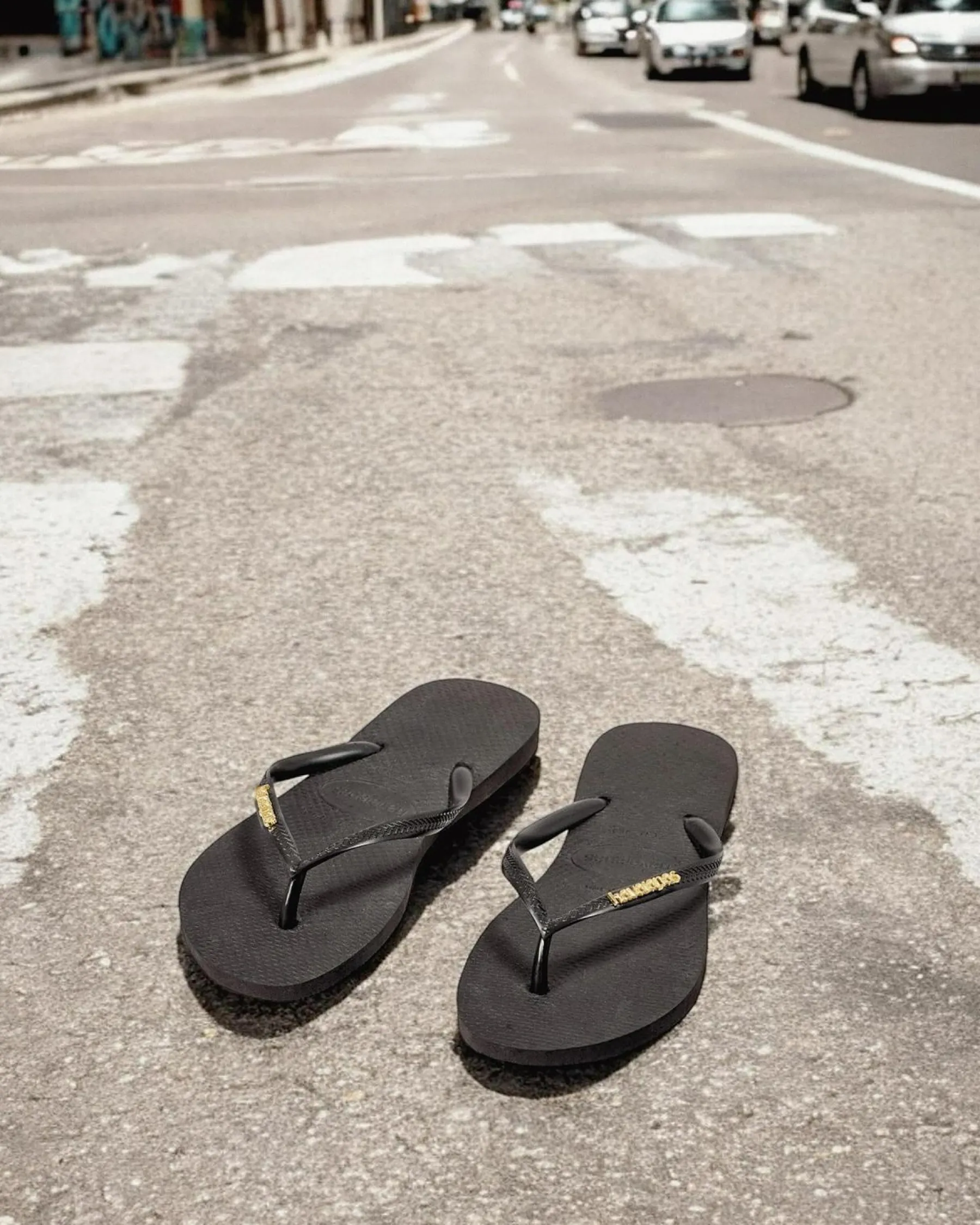 Clearance Slim Metal Thongs Women Flip Flops