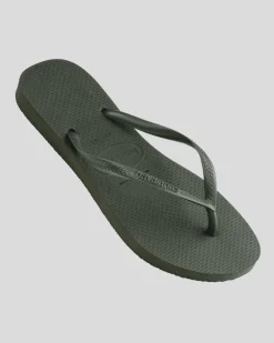 Clearance Slim Metallic Thongs Women Flip Flops