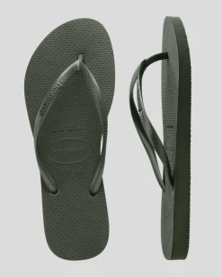 Clearance Slim Metallic Thongs Women Flip Flops