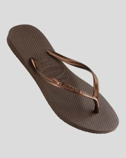 Hot Slim Metallic Thongs Women Flip Flops