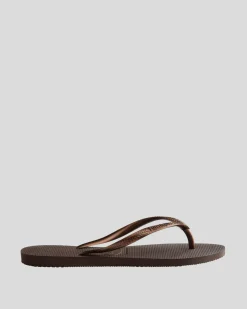 Hot Slim Metallic Thongs Women Flip Flops