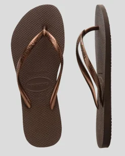 Hot Slim Metallic Thongs Women Flip Flops