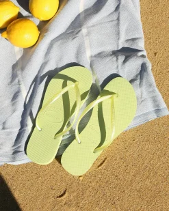 Outlet Slim Metallic Thongs Women Flip Flops