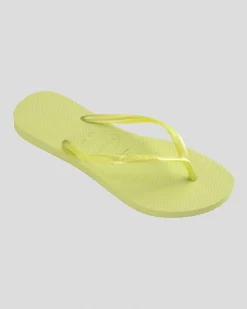 Outlet Slim Metallic Thongs Women Flip Flops