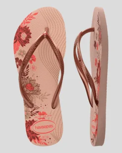 Outlet Slim Organic Thongs Women Flip Flops