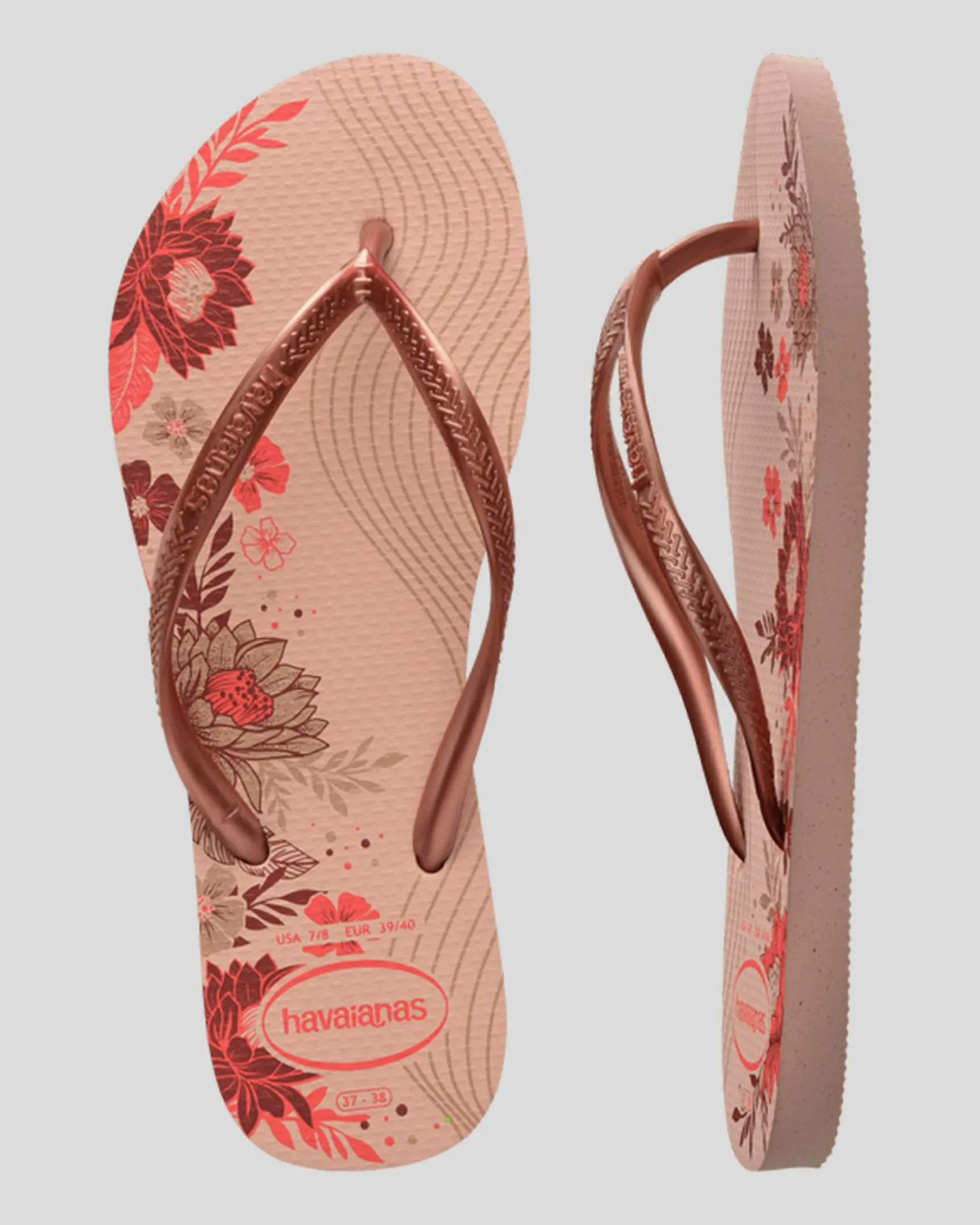 Outlet Slim Organic Thongs Women Flip Flops