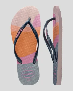 Discount Slim Palette Glow Thongs Women Flip Flops