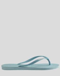 Hot Slim Rubber Logo Thongs Women Flip Flops