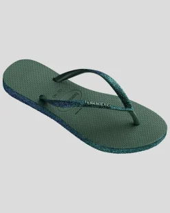 Online Slim Sparkle Thongs Women Flip Flops