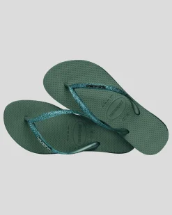 Online Slim Sparkle Thongs Women Flip Flops