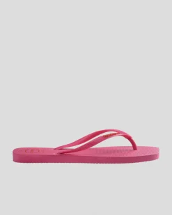 Slim Square Thongs Women Flip Flops