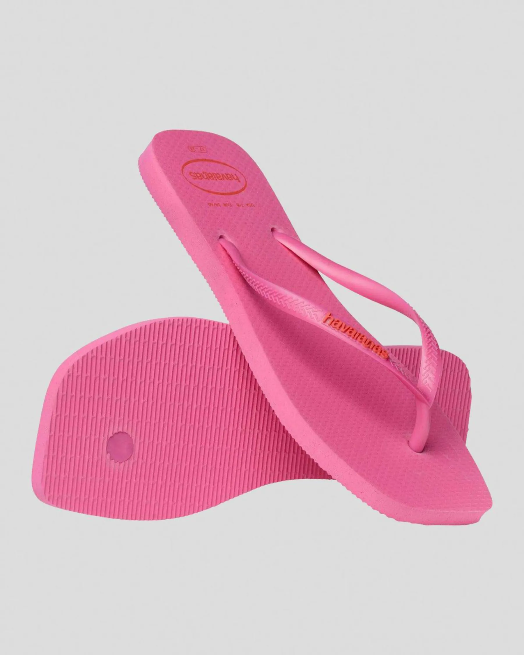 Slim Square Thongs Women Flip Flops
