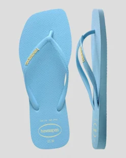 Sale Slim Square Thongs Women Flip Flops