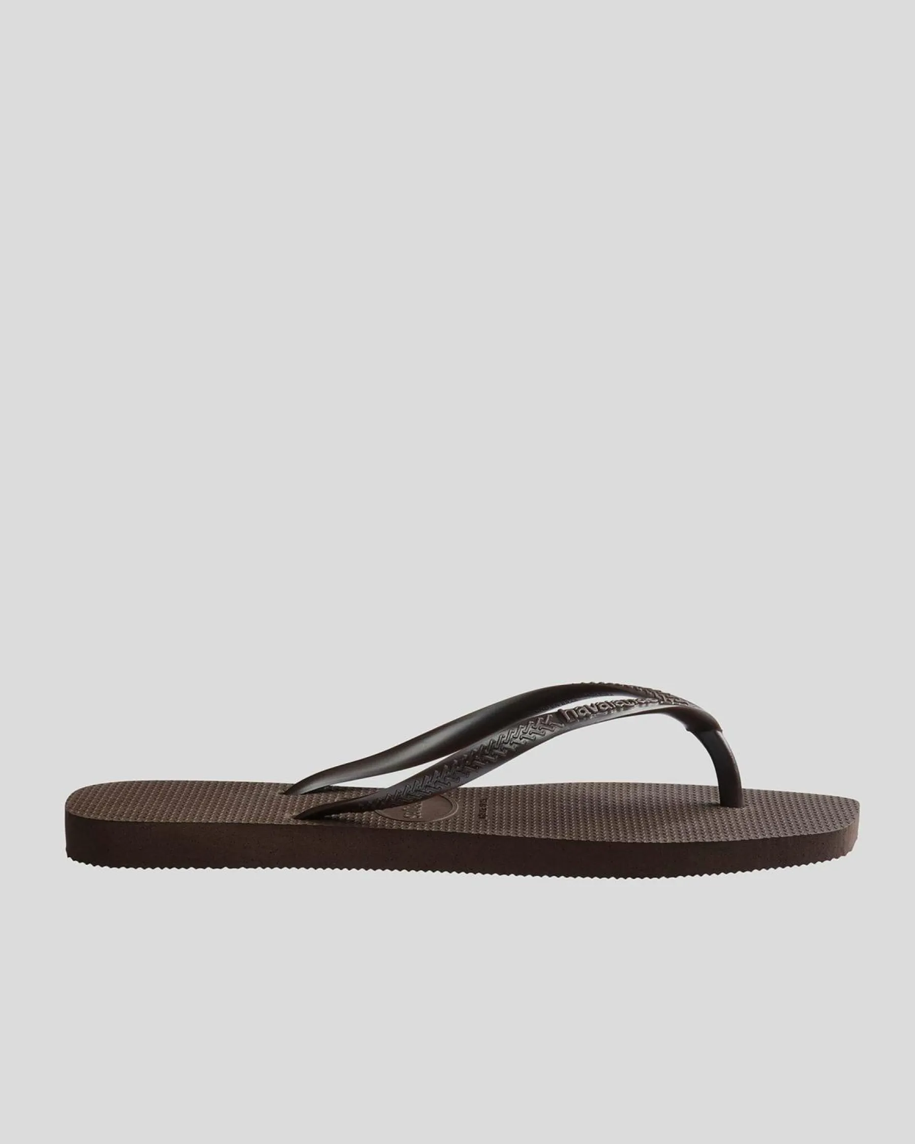 Flip Flops*Havaianas Slim Square Thongs Dark Brown