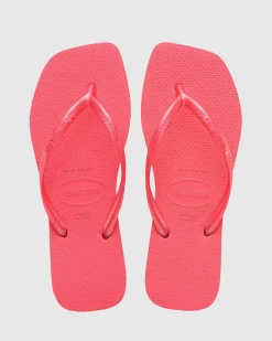 Clearance Slim Square Thongs Women Flip Flops