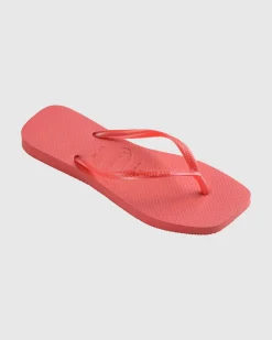 Clearance Slim Square Thongs Women Flip Flops