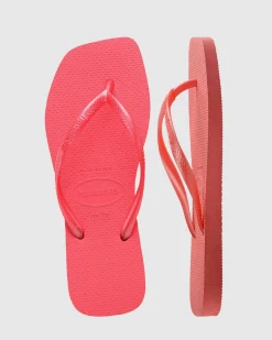 Clearance Slim Square Thongs Women Flip Flops