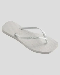 Outlet Slim Square Thongs Women Flip Flops