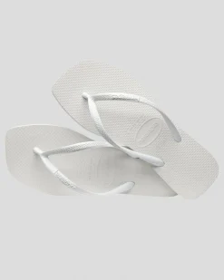Outlet Slim Square Thongs Women Flip Flops