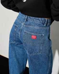 Denim|Bottoms*Worship Supplies Sloucher Jeans Steady Mid Blue