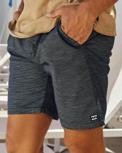 Shorts & Bottoms*Billabong Slub Elastic 18" Walk Shorts Black