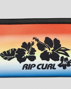 Pencil Cases & Stationery|Pencil Cases & Stationery*Rip Curl Small Pencil Case Black/rainbow