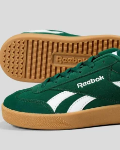 Sneakers*Reebok Smash Edge Shoes Dark Green/white/gum
