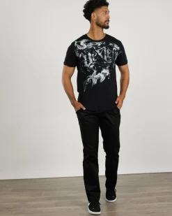 Tops & T-Shirts*Dexter Smoke T-Shirt Black