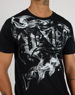Tops & T-Shirts*Dexter Smoke T-Shirt Black